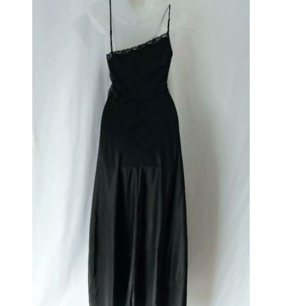 SOLD // Vintage 90’s Y2K 100% Silk Slip Dress Silk Dress - Picture 4 of 8